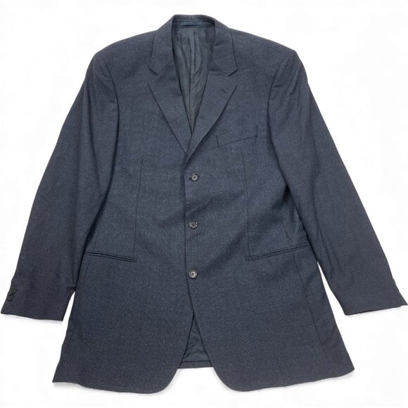 Hugo Boss Wool Einstein Sigma Men's 44L Blue Blazer Sports Coat Jacket 44 Long - Picture 12 of 12